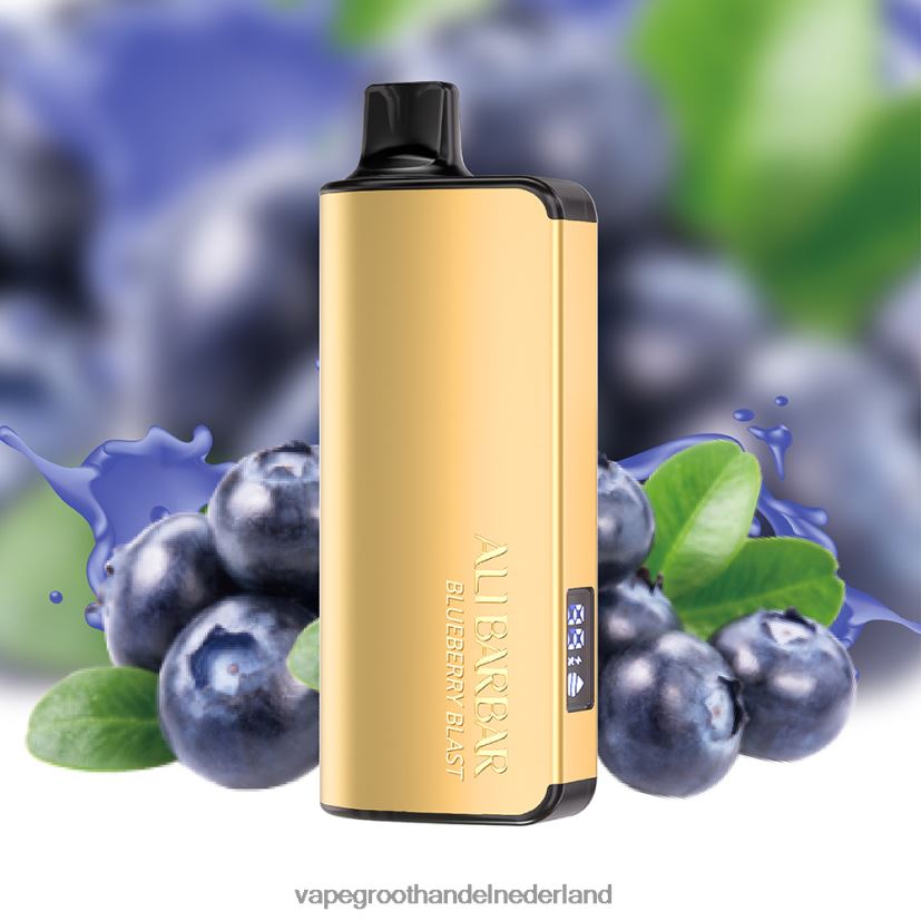 Pod Systeem Vape 8N08XX15 Alibarbar Ingot 9000 wegwerpdamp bosbessen explosie