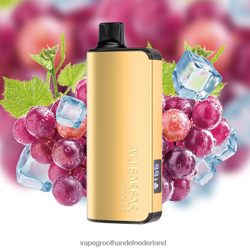 Vape Bestseller 8N08XX20 Alibarbar Ingot 9000 wegwerpdamp druiven ijs