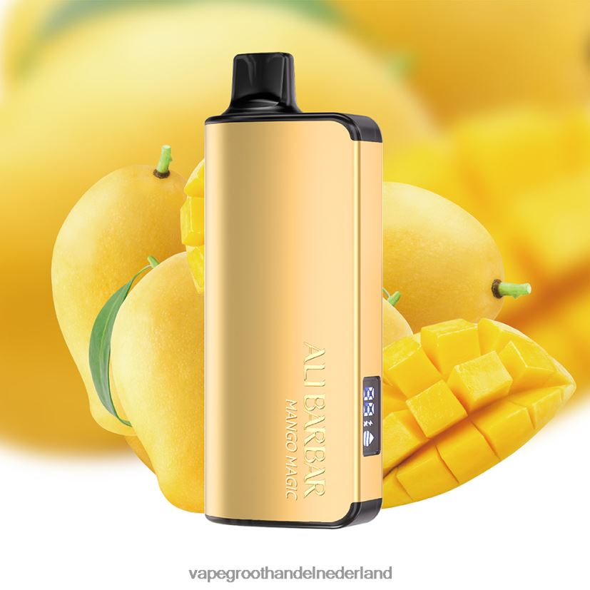 Vape Groothandel Inkoop 8N08XX29 Alibarbar Ingot 9000 wegwerpdamp mango-magie