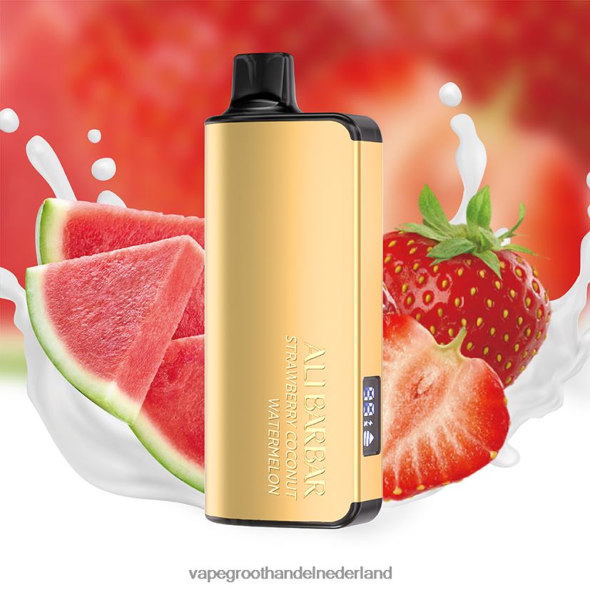 Vape Nederland 8N08XX24 Alibarbar Ingot 9000 wegwerpdamp aardbei-kokos-watermeloen