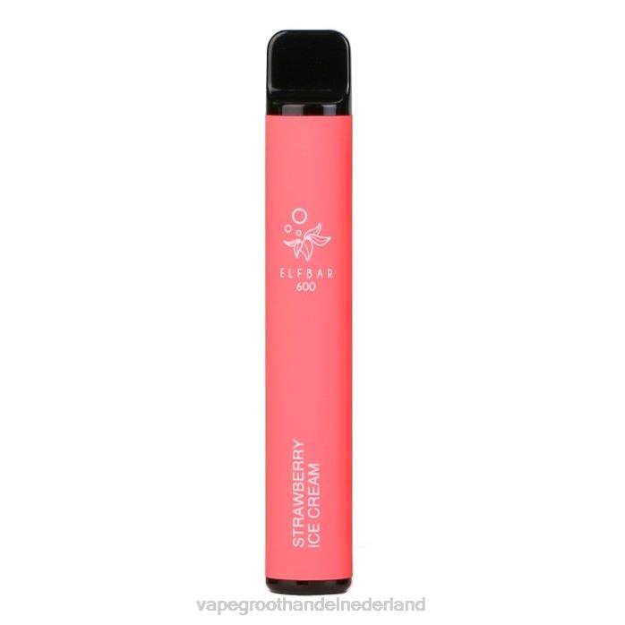 2NRV104 aardbeienijs - Vape Nederland ELFBAR 600