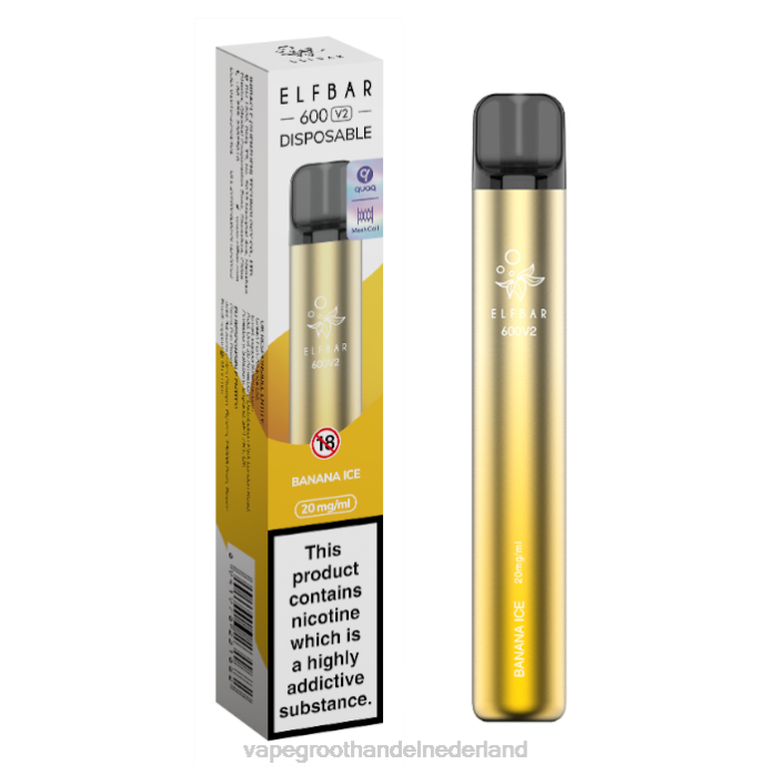 2NRV272 bananen ijs - Vape groothandel inkoop ELFBAR 600V2 20mg