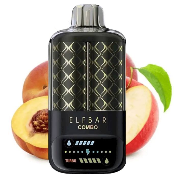 Elf Bar Combo 25000 - 6V6T4 appel en sappige perzik Vape Bestseller