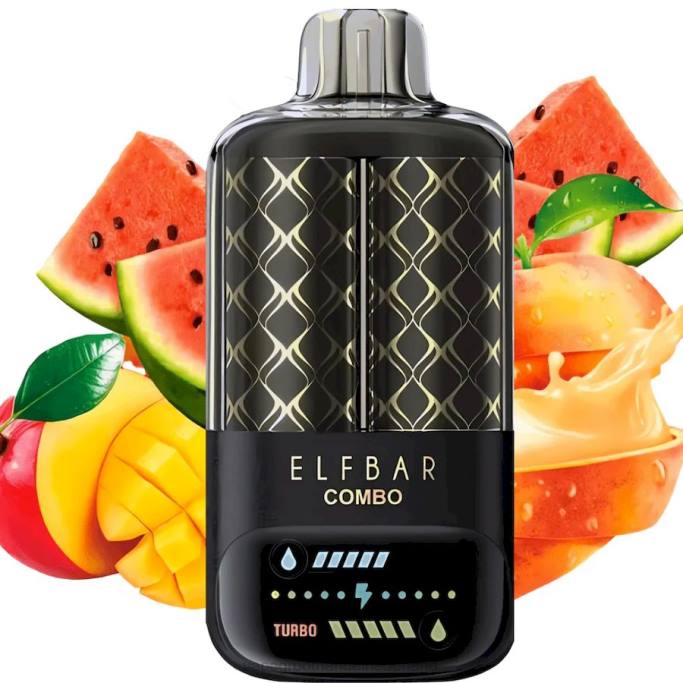 Elf Bar Combo 25000 - 6V6T6 perzik-mango & watermeloen Wegwerpbaar Vape