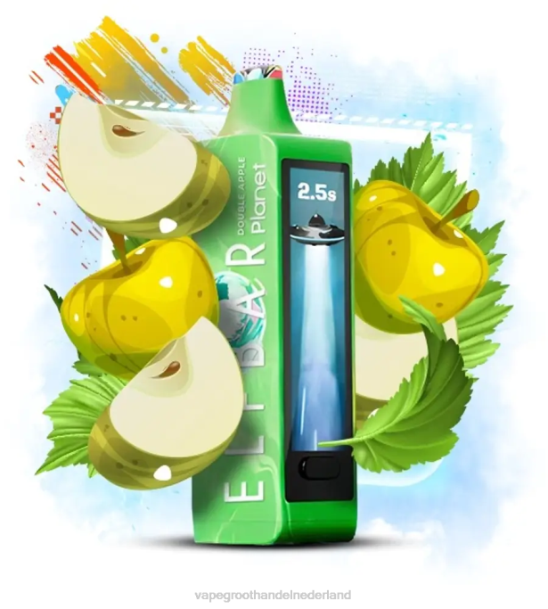 Elf Bar Planet 25000 - 6V6T14 dubbele appel Wegwerpbaar Vape