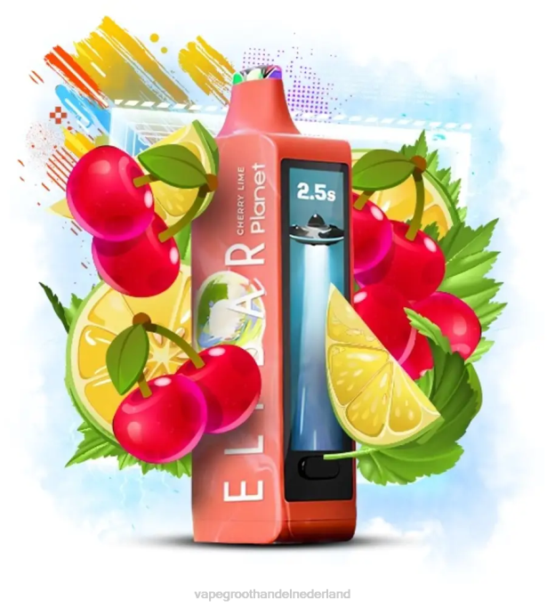 Elf Bar Planet 25000 - 6V6T23 kersen limoen Vape Nederland