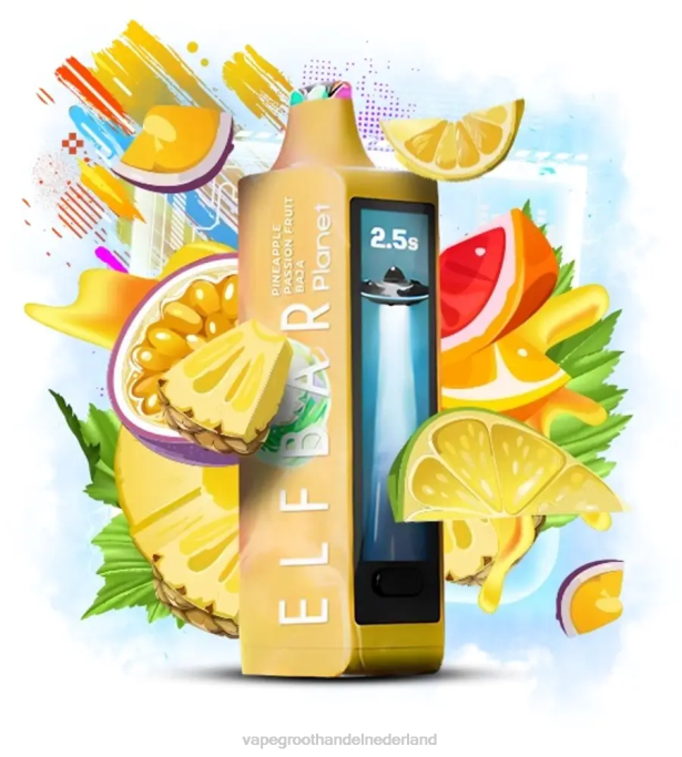Elf Bar Planet 25000 - 6V6T27 ananas passievrucht baja Groothandel Vape Wegwerp