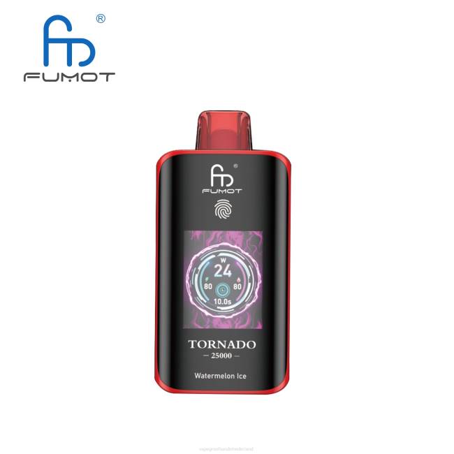 Vape Wholesale Supplier 8VNJ12 watermeloen ijs - Fumot Tornado 25000 wegwerpdamp