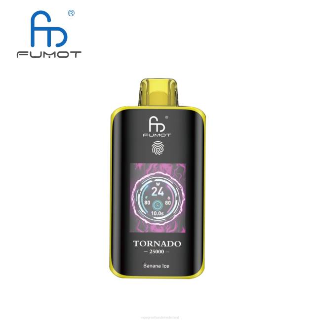 Vape Wholesale Supplier 8VNJ1 bananen ijs - Fumot Tornado 25000 wegwerpdamp