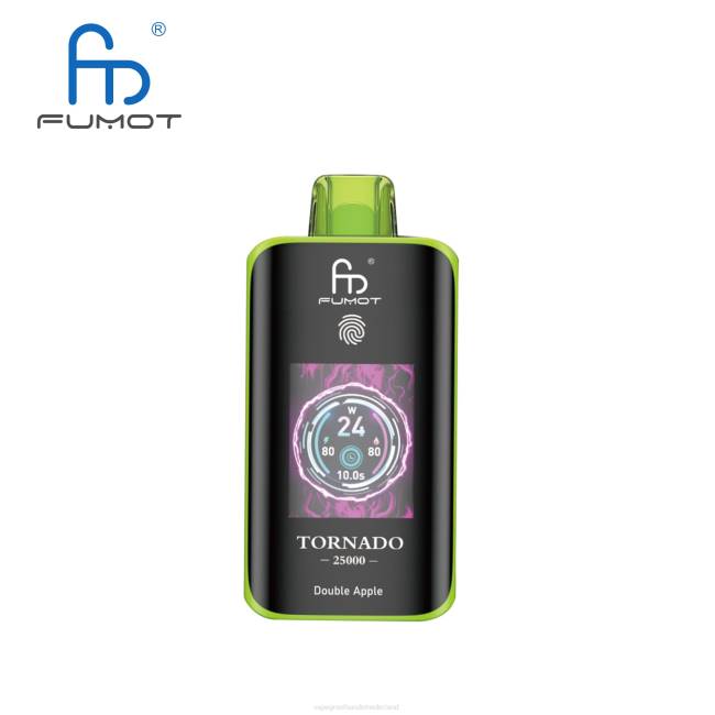 Vape Wholesale Supplier 8VNJ5 dubbele appel - Fumot Tornado 25000 wegwerpdamp