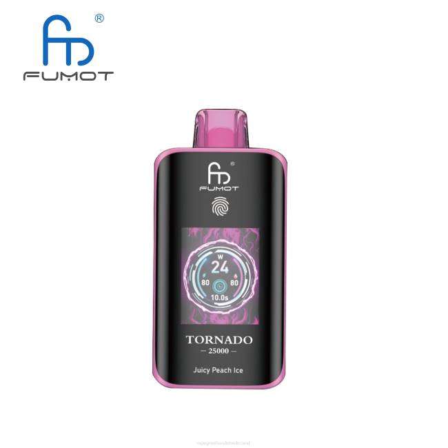 Vape Wholesale Supplier 8VNJ7 sappig perzikijs - Fumot Tornado 25000 wegwerpdamp