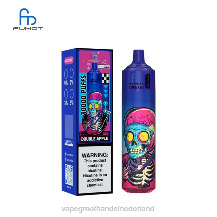 Vape Bestseller BJ2F11 dubbele appel Fumot Tornado 30k muziek