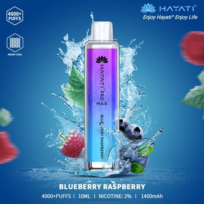 2NRV153 bosbes framboos - pod systeem Vape Hayati Pro Max 4000