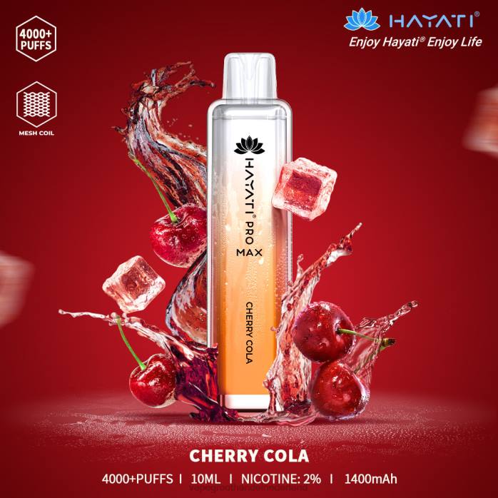 2NRV154 kersen cola - Vape Nederland Hayati Pro Max 4000