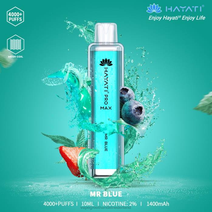 2NRV167 meneer blauw - Vape groothandel Amersfoort Hayati Pro Max 4000