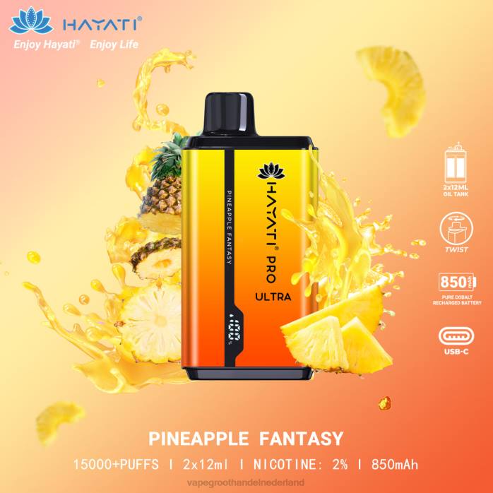 2NRV213 ananas fantasie - pod systeem Vape Hayati Pro Ultra