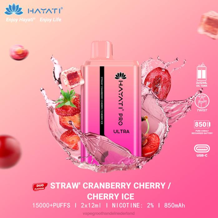 aardbei cranberry kers-kers ijs