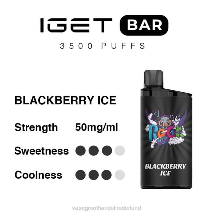 2NRV91 bramen ijs - wegwerpbaar Vape IGET BAR 3500 5% nicotine