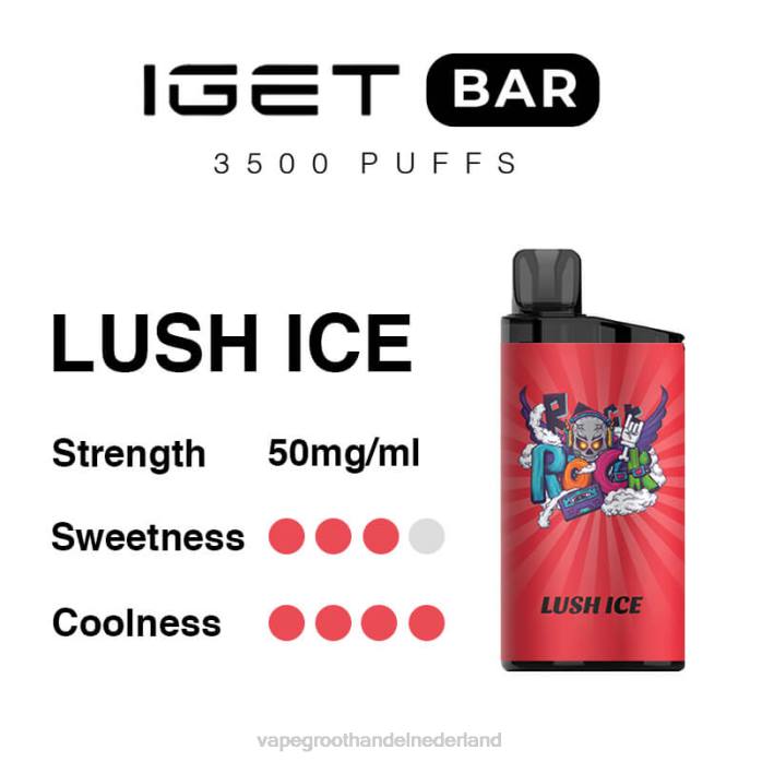 2NRV93 weelderig ijs - pod systeem Vape IGET BAR 3500 5% nicotine