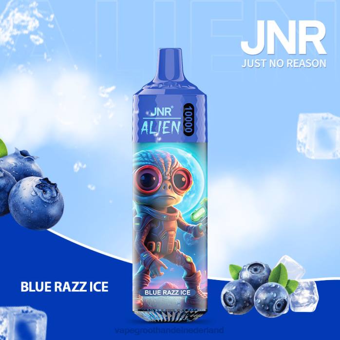 2NRV635 blauw razz-ijs - Vape Amsterdam JNR ALIEN