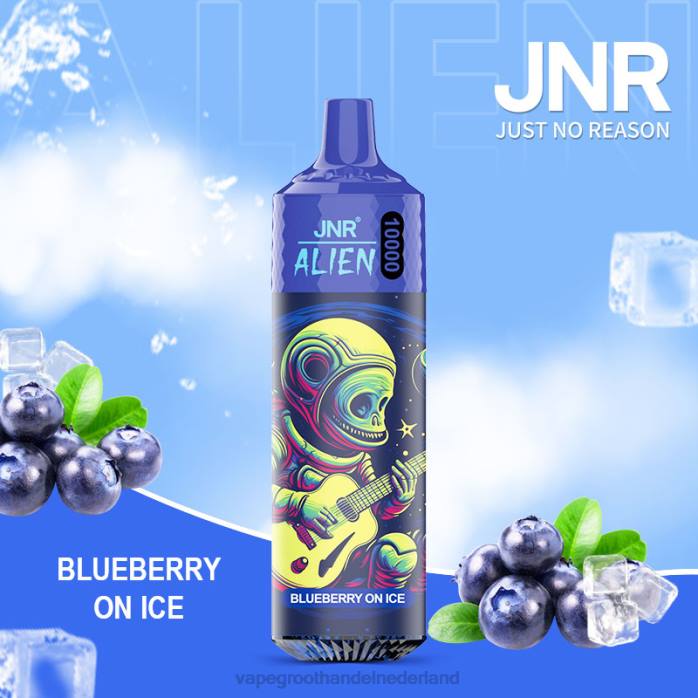 2NRV639 bosbessen op ijs - Vape bestseller JNR ALIEN