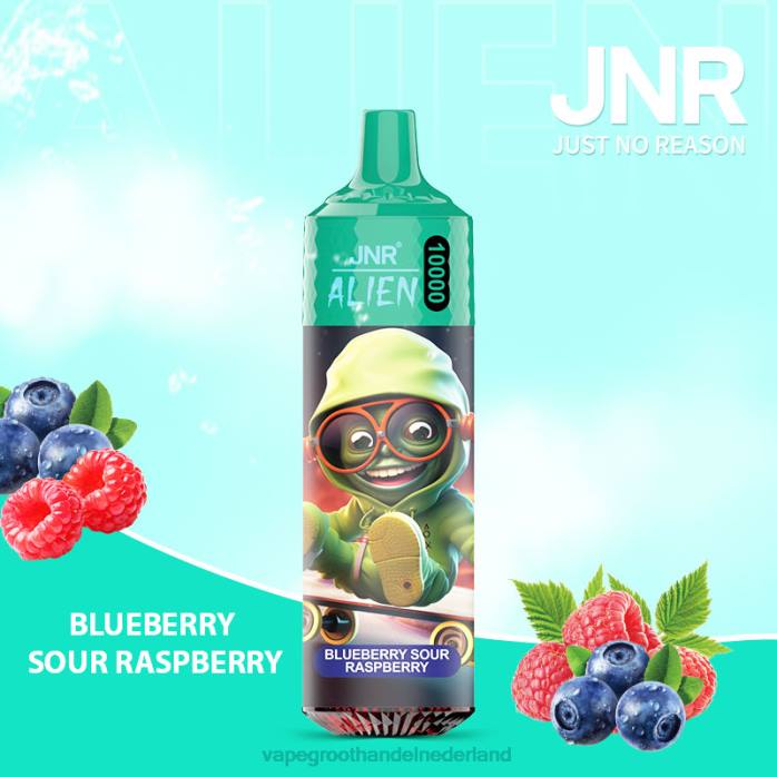 2NRV640 bosbes zure framboos - groothandel Vape wegwerp JNR ALIEN