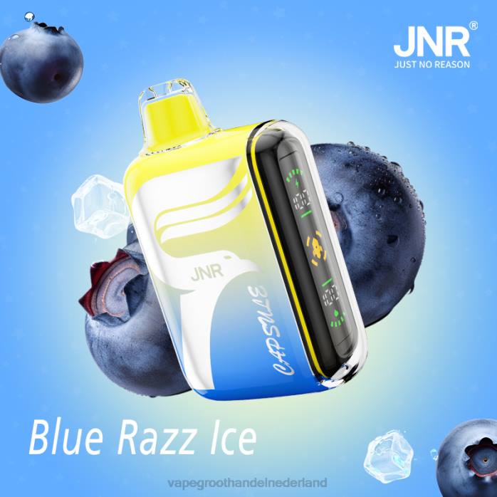 2NRV599 blauw-razz-ijs - Vape bestseller JNR CAPSULE