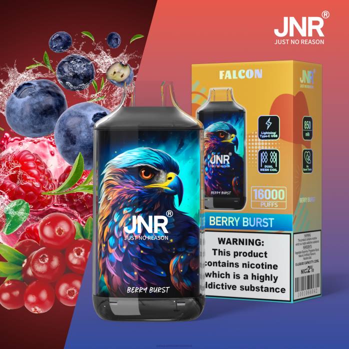 2NRV696 bes barstte - wegwerp Vape Groningen JNR FALCON