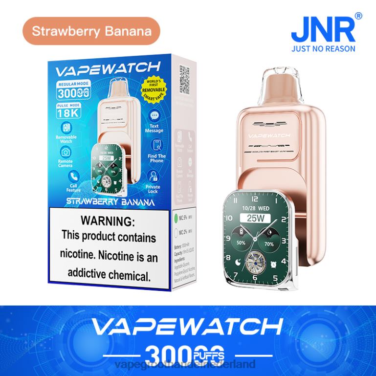 aardbei banaan- Vape groothandel amersfoort JNR damp horloge 8LT2D7