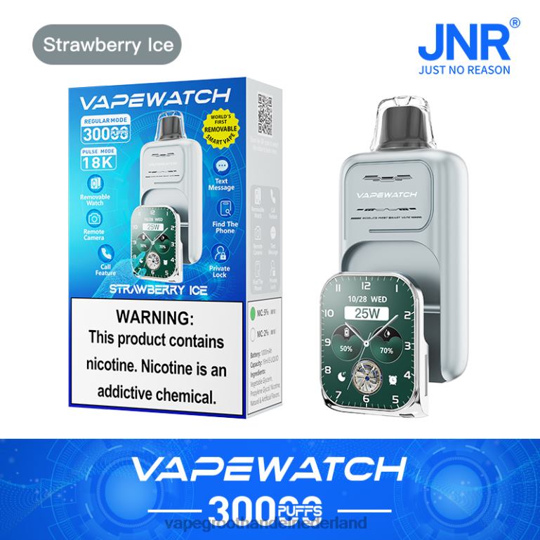 aardbeien ijs- groothandel Vape wegwerp JNR damp horloge 8LT2D10