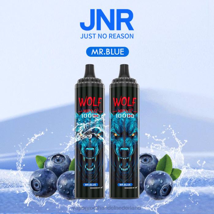 2NRV766 meneer blauw - wegwerp Vape Groningen JNR WOLF NIPLO