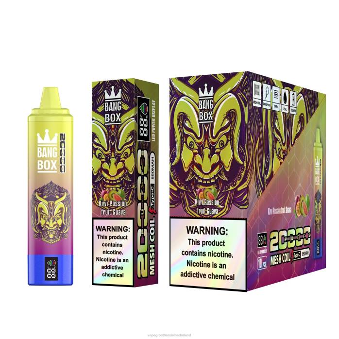 2NRV127 kiwi-passievrucht-guave - Vape groothandel Amersfoort Bang Box 20000