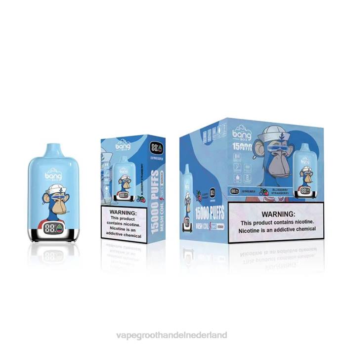 2NRV132 bosbes aardbei - Vape groothandel inkoop Bang Box 15000