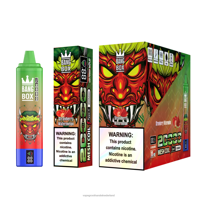 Bang Box 20000 2HL2X52 - Vape Groothandel Amersfoort aardbei watermeloen