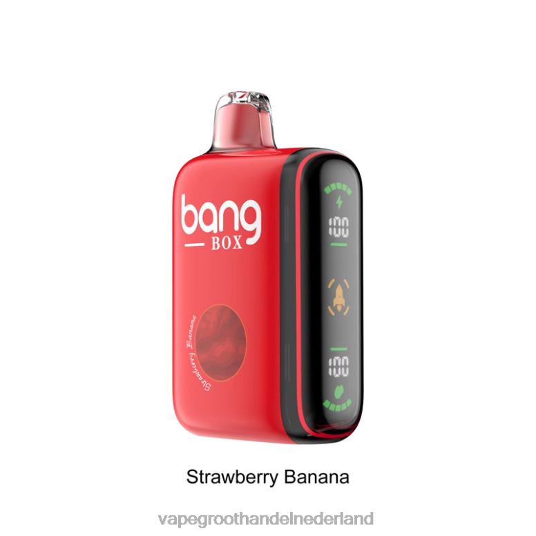 Bang Box Intelligente vermogensweergave van 9000-18000 rookwolken 2HL2X25 - Vape Groothandel Inkoop aardbei banaan