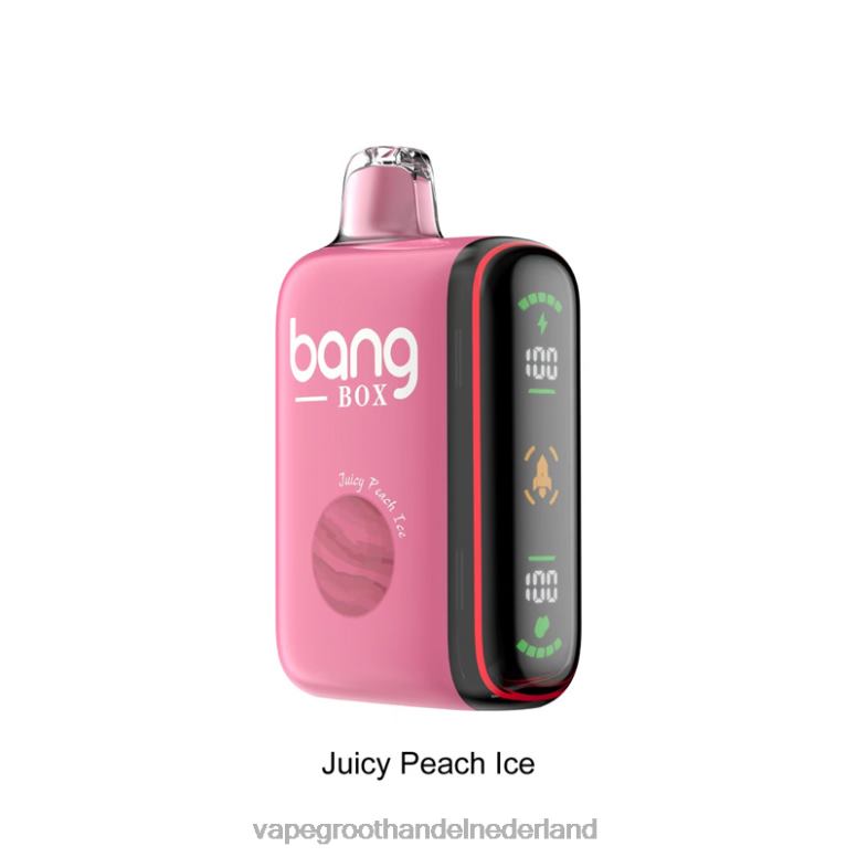 Bang Box Intelligente vermogensweergave van 9000-18000 rookwolken 2HL2X29 - Vape Bestseller sappig perzikijs