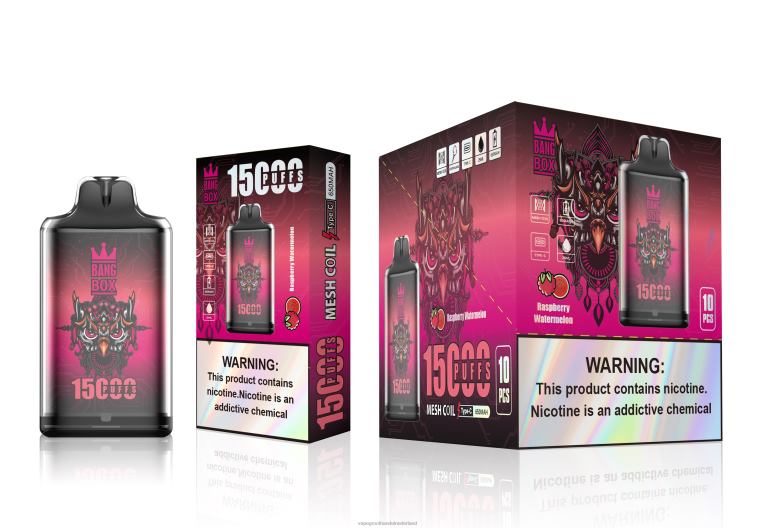 Bang Box s1-15000 trekjes 2HL2X105 - Vape Groothandel Amersfoort frambozen watermeloen