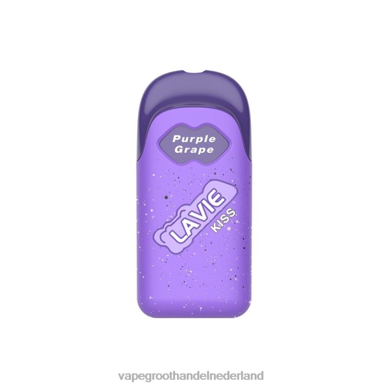 LAVIE KISS 8000 trekjes 60LDV112 | Vape Amsterdam paarse druif