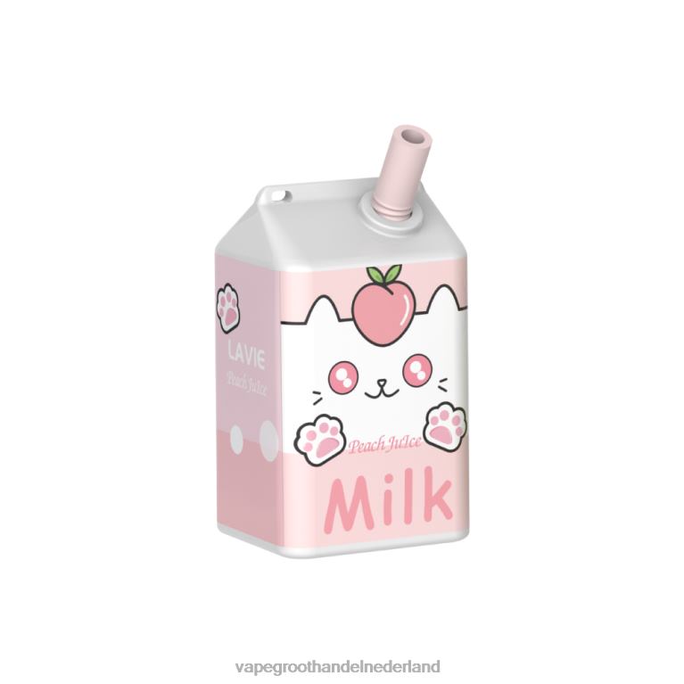 LAVIE MILK 7000 trekjes 60LDV179 | Groothandel Vape Wegwerp perziksap