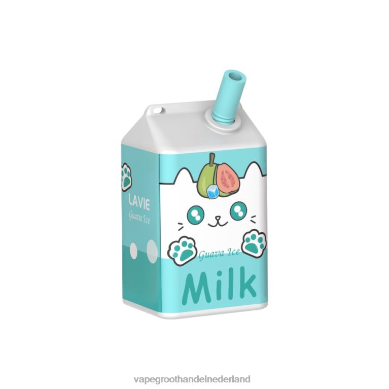 LAVIE MILK 7000 trekjes 60LDV181 | Vape Groothandel Inkoop guave-ijs