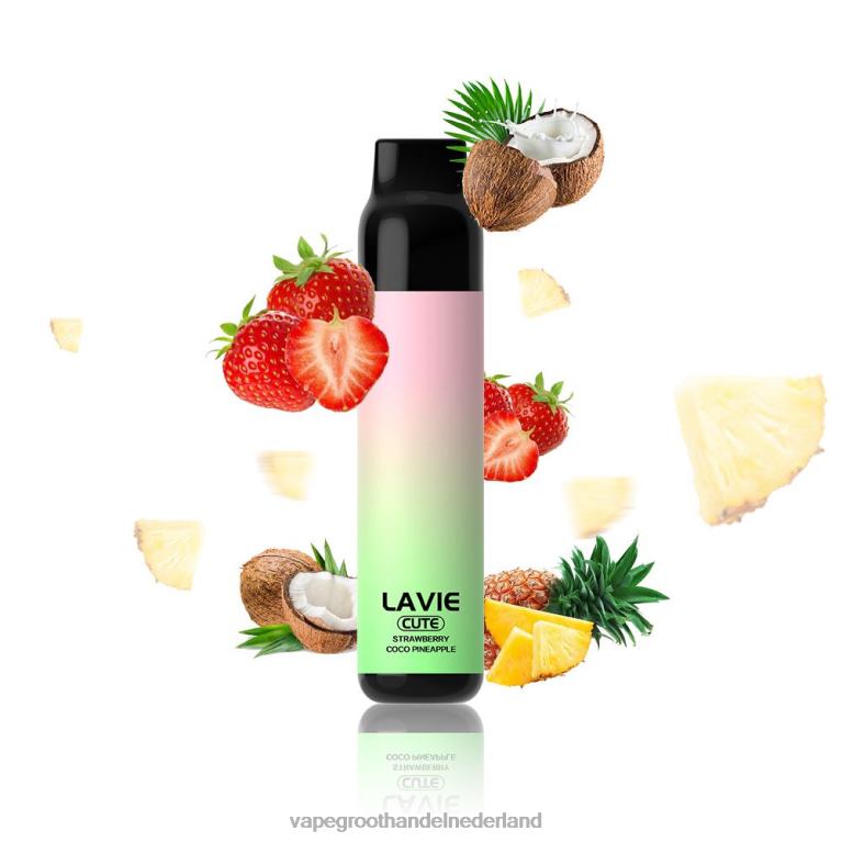 LAVIE BAR 3000 trekjes 60LDV291 | Groothandel Vape Wegwerp aardbei-kokosappel