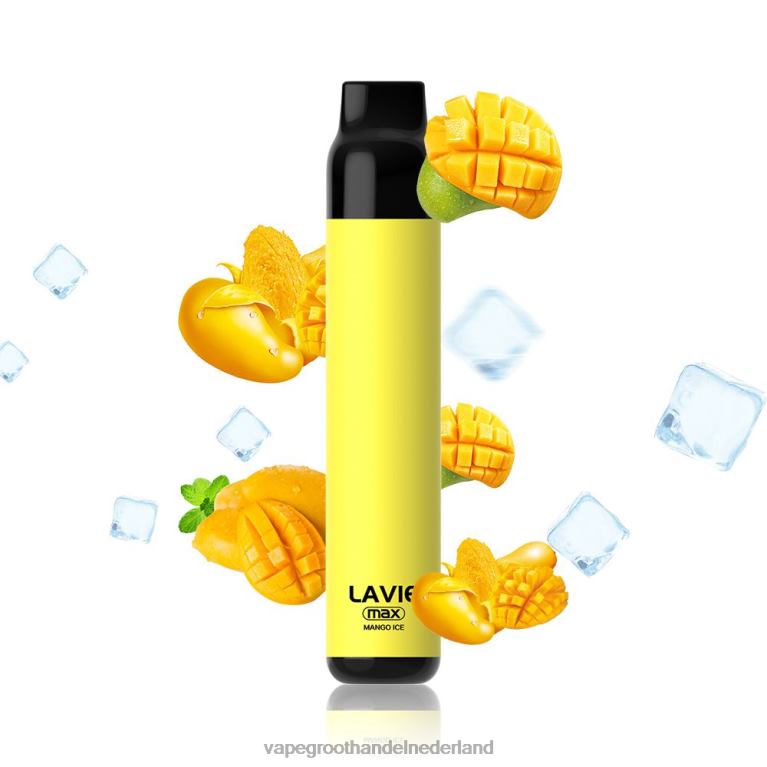 LAVIE BAR 5000 trekjes - max 60LDV279 | Vape Nederland mango-ijs