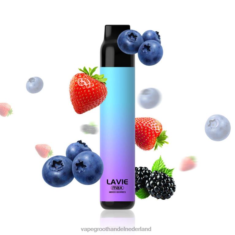 LAVIE BAR 5000 trekjes - max 60LDV281 | Vape Groothandel Nederland gemengde bessen