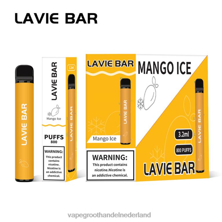 LAVIE BAR 800 trekjes 60LDV309 | Vape Groothandel Inkoop mango-ijs