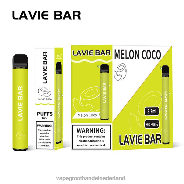 LAVIE BAR 800 trekjes 60LDV315 | Groothandel Vape Wegwerp meloen kokos
