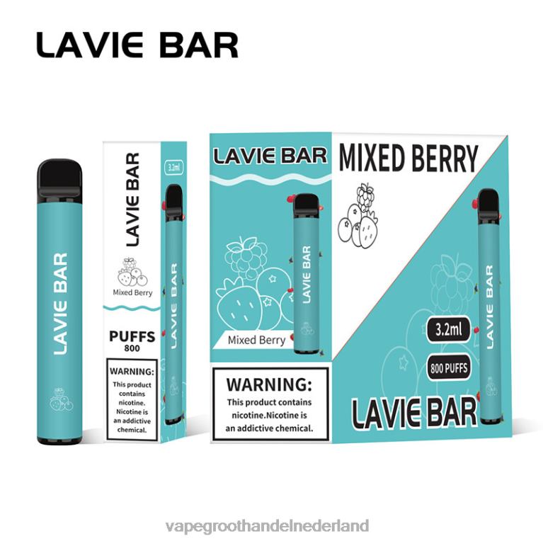 LAVIE BAR 800 trekjes 60LDV316 | Vape Bestseller gemengde bessen