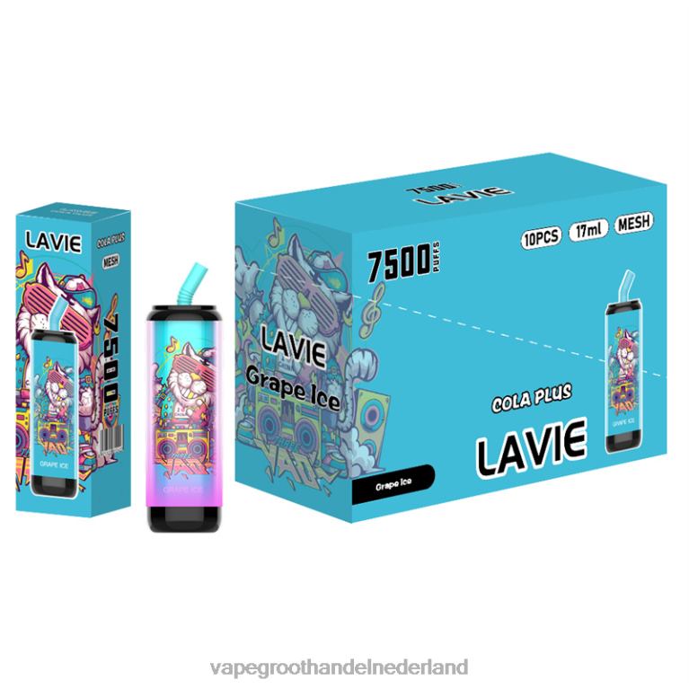 LAVIE Cola Plus 7500 trekjes 60LDV254 | Wegwerpbaar Vape druiven ijs