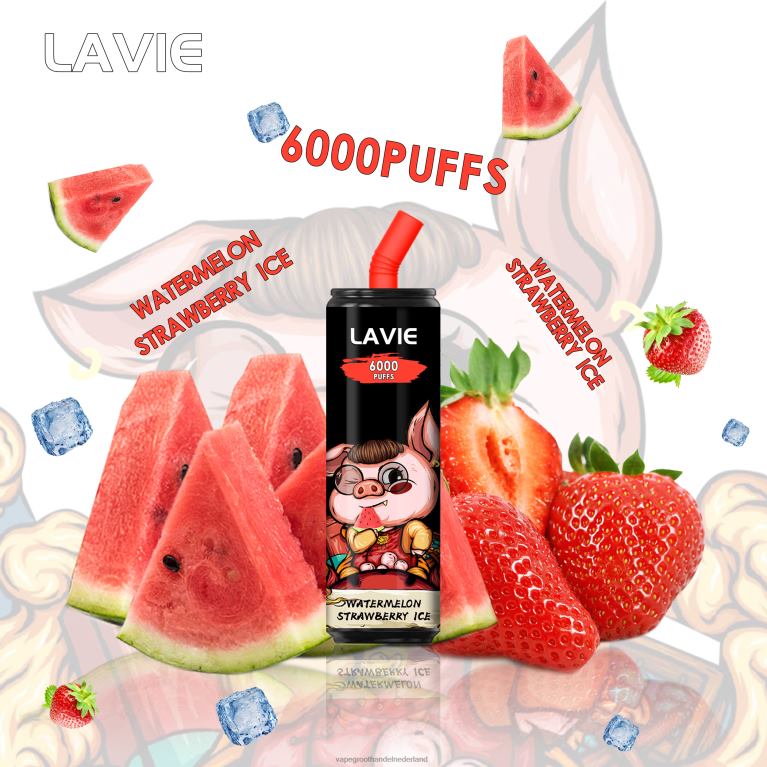 LAVIE Coke BAR 6000 trekjes 60LDV267 | Groothandel Vape Wegwerp watermeloen-aardbei-ijs