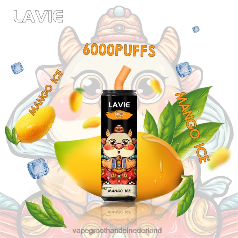 LAVIE Coke BAR 6000 trekjes 60LDV270 | Wegwerpbaar Vape mango-ijs