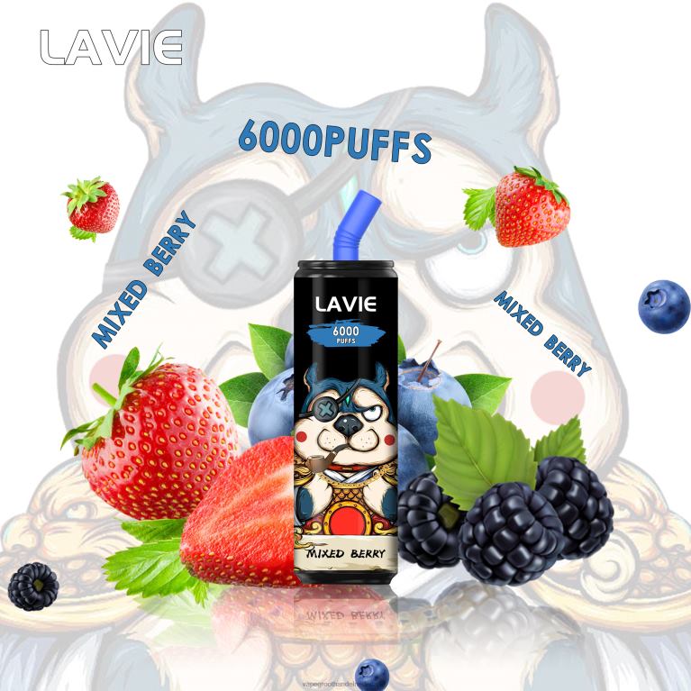 LAVIE Coke BAR 6000 trekjes 60LDV272 | Vape Amsterdam gemengde bes